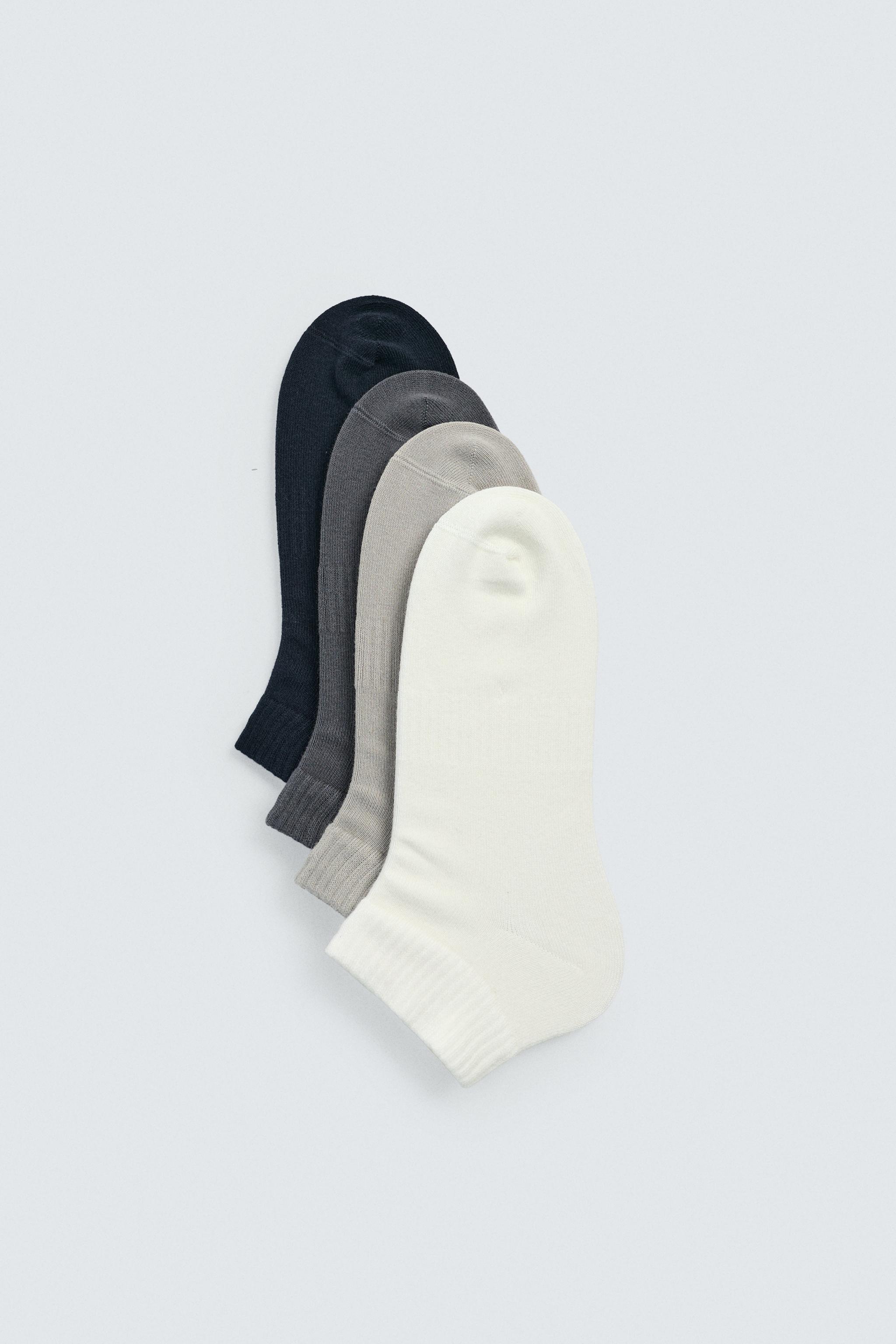 CHAUSSETTES COURTES BASIQUES PACK DE 4